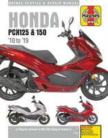 Honda PCX125 &amp; 150 Scooters, 10-19 Haynes Repair Manual
