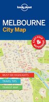 Lonely Planet Melbourne City Map 1st Ed.