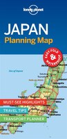 Lonely Planet Japan Planning Map 1st Ed.