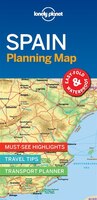 Lonely Planet Spain Planning Map 1st Ed.