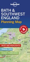 Lonely Planet Bath & Southwest England Planning Map 1st Ed.