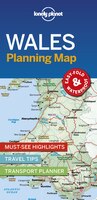 Lonely Planet Wales Planning Map 1st Ed.