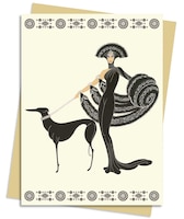 Symphony In Black (erté) Greeting Card Pack: Pack of 6