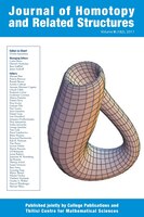 Journal Of Homotopy And Related Structures 6(1&2)