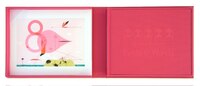 Charles Harper's Birds & Words: W Flamingo Print