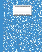 Marble Composition Notebook College Ruled: Blue Marble Notebooks, School Supplies, Notebooks For School