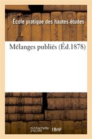 Melanges Publies (Ed.1878)