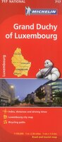 Michelin Luxembourg, Grand Duchy  Map 717