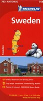 Michelin Sweden  Map 753