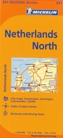 Michelin Netherlands: North / Pays-bas: Nord Map  531