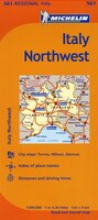 Michelin Italy: Northwest / Italie: Nord-ouest Map 561