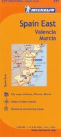 Michelin Spain: East, Valencia, Murcia / Espagne: Est, Valencia, Murcie Map 577