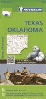 Michelin Zoom Usa Texas Oklahoma Map 176