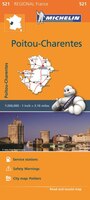 Michelin France: Poitou-charentes Map 521