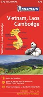 Michelin Vietnam Laos Cambodia Map 770