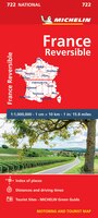 Michelin France Reversible Map 722