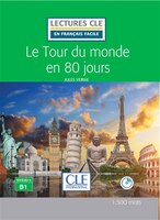 TOUR MONDE EN 80 JOURS NIV.3 B1 +CD