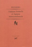 Logique formelle et logique transcendantale [nouvelle édition]
