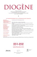 Revue Diogène, no 251-252: Positionnement de l'anthropologie urbaine (Le)
