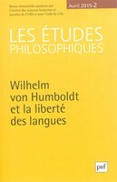 Etudes philosophiques 2015, no 02