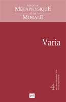 Revue de métaphysique et de morale 2016, no 04: De Montaigne à la philosophie du langage ordinaire