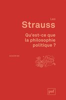 Qu'est-ce que la philosophie politique? [nouvelle édition]