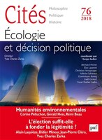 Revue Cités, no 76: Écologie et décision politique
