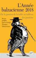 Année balzacienne (L'), 2018, no 19