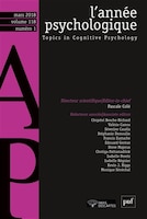 Année psychologique (L'), 2018, no 01