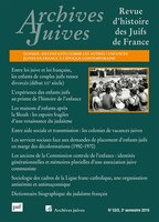 Archives juives, no 52, v. 02: Des enfants comme les autres? Enfances juives en France à l'époque contemporaine