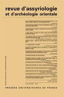 Revue d'assyriologie, v. 113 [édition bilingue]