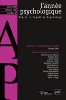 Année psychologique (L'), 2020, no 02 [édition bilingue]