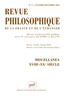 Revue philosophique 2020, no 04