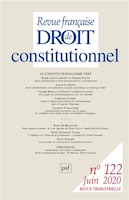 Revue française de droit constitutionnel, no 122: Constitutionnalisme vert (Le)