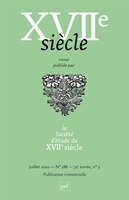 Revue XVIIe siècle, no 288: Prouver et raconter : généalogies et filiation au XVIIe siècle