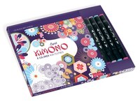 Coffret Esprit kimono à colorier aux feutres