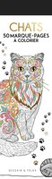 50 marque-pages a colorier - chats
