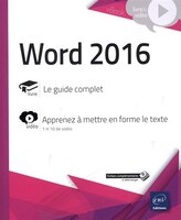 Word 2016 - Complément vidéo - Apprenez à mettre en forme le tex