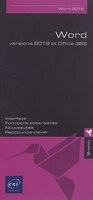Word - versions 2019 et Office 365 - Dépliant