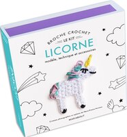 Kit licorne -broche crochet -le