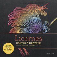 Licornes -cartes a gratter