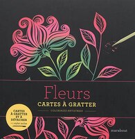 Fleurs -cartes a gratter