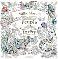 Peuple des forets-aventure a colorier