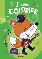 J'AIME COLORIER 3/5 ANS (RENARD ROCKEUR)