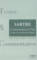 Transcendance de l'Ego et autres textes phenomenologiques (La)