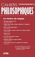 Cahiers philosophiques, no 158: Limites du langage (Les)