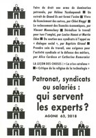 Revue Agone, no 62: Patronat, syndicats ou salariés: Qui servent les experts?