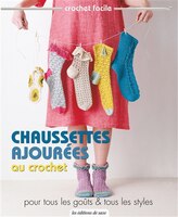 Chaussettes ajourées au crochet