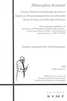 Philosophia Scientiae, cahier spécial no 05