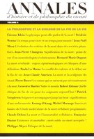 Annales d'histoire et de philosophie du vivant, v. 04